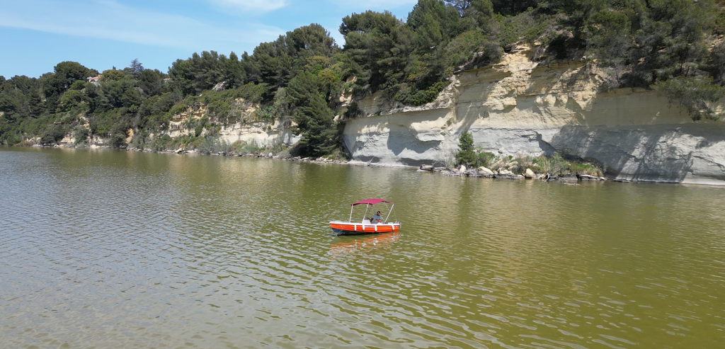 Parcours base nautique de l'olivier, Falaises etang de l'olivier