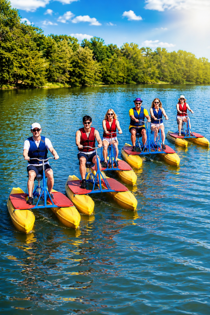 Location de vélo sur l'eau waterbike
