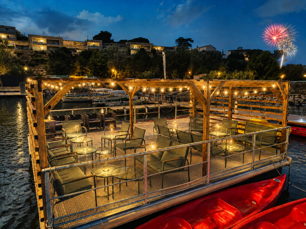 Bar terrasse flottante Istres