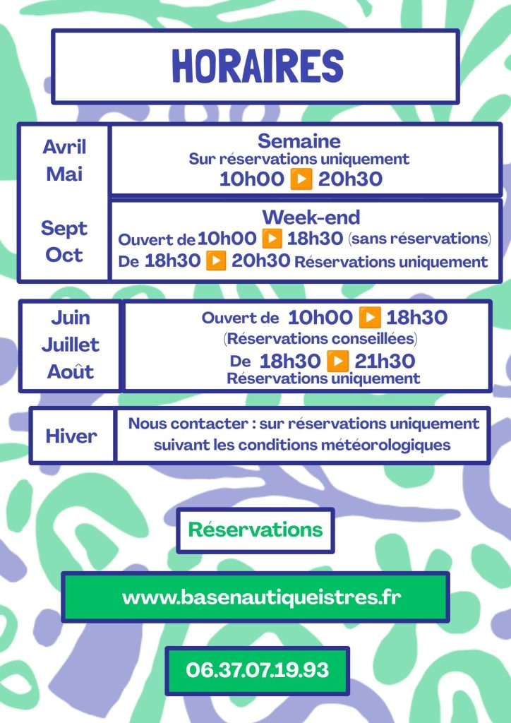 Horaires mi-saison